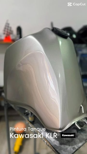 Pintura Automotriz • KLR Kawasaki 🏍️💨