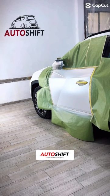 Corrección de pintura puerta, Pintura Tricapa. #autoshiftmexico #pinturaautomotriz #comonuevo #tallerpinturaautomotriz